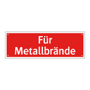 Für Metallbrände