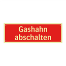 Gashahn abschalten