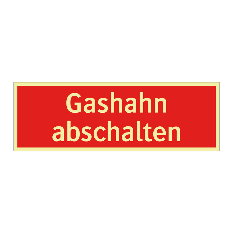 Gashahn abschalten