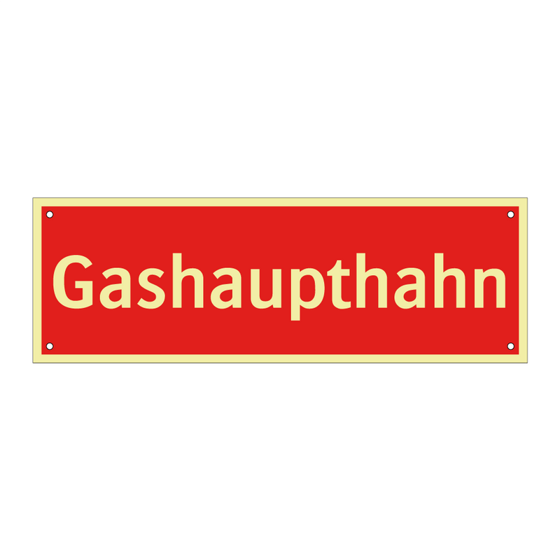 Gashaupthahn