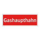 Gashaupthahn