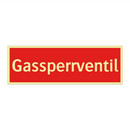 Gassperrventil