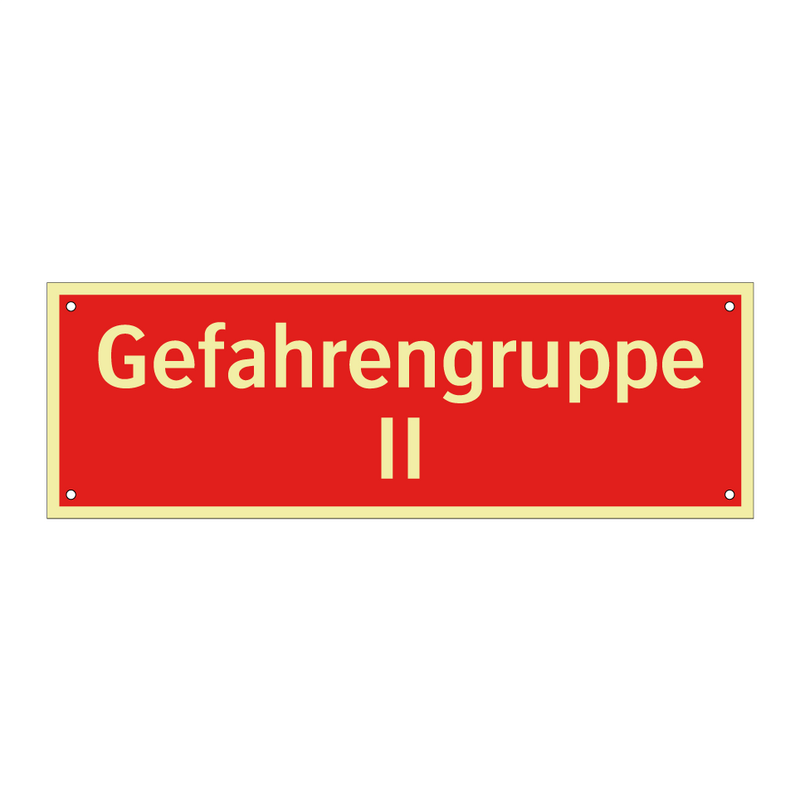 Gefahrengruppe II