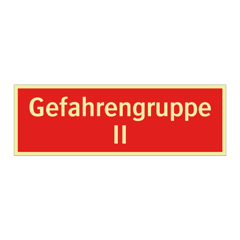 Gefahrengruppe II