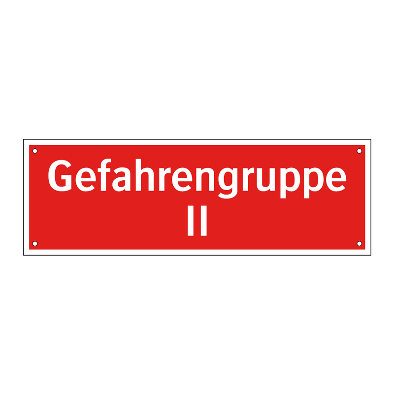 Gefahrengruppe II