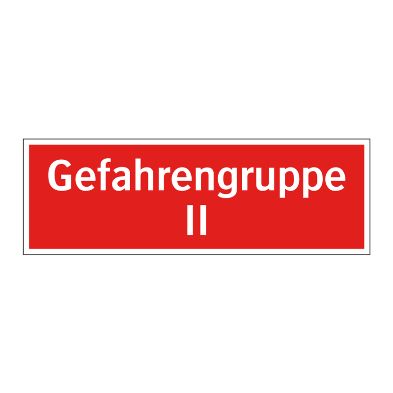 Gefahrengruppe II