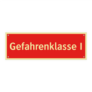 Gefahrenklasse I