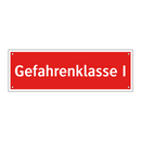 Gefahrenklasse I