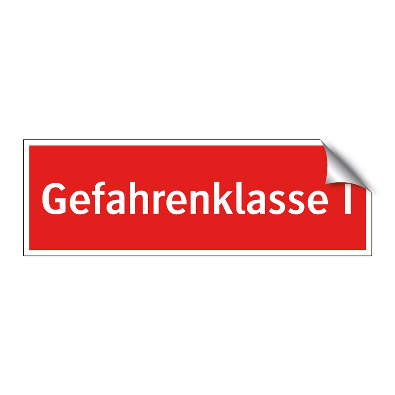 Gefahrenklasse I