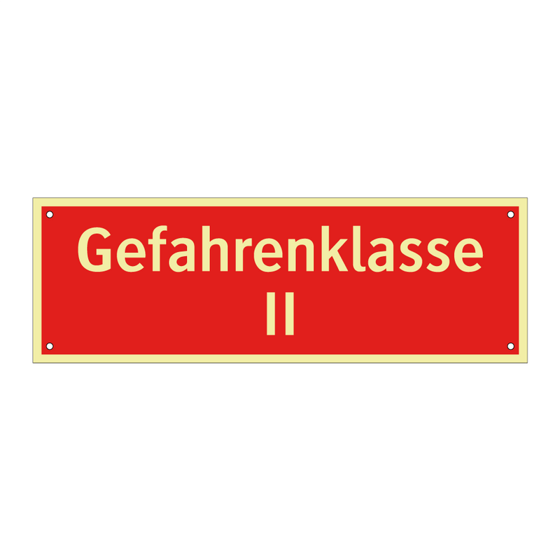 Gefahrenklasse II
