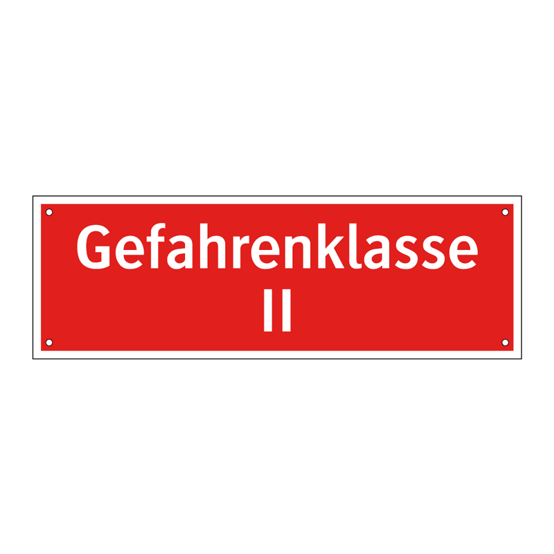 Gefahrenklasse II