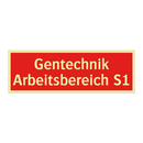 Gentechnik Arbeitsbereich S1