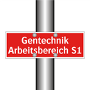 Gentechnik Arbeitsbereich S1