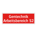 Gentechnik Arbeitsbereich S2