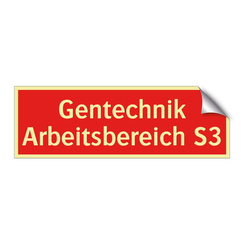 Gentechnik Arbeitsbereich S3