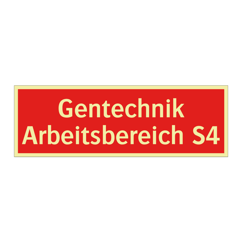 Gentechnik Arbeitsbereich S4