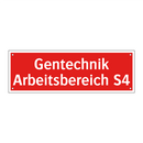 Gentechnik Arbeitsbereich S4