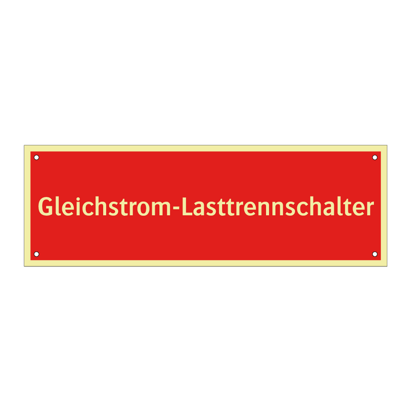 Gleichstrom-Lasttrennschalter