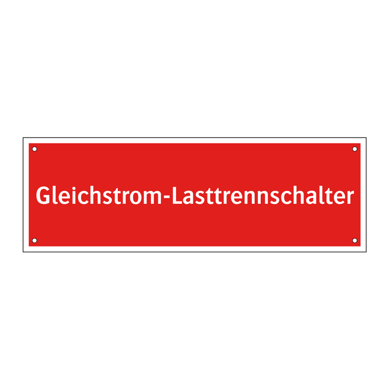 Gleichstrom-Lasttrennschalter