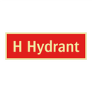 H Hydrant