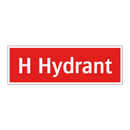 H Hydrant