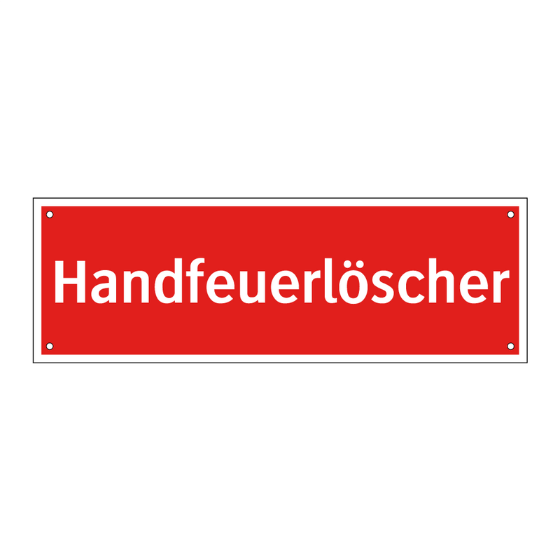 Handfeuerlöscher