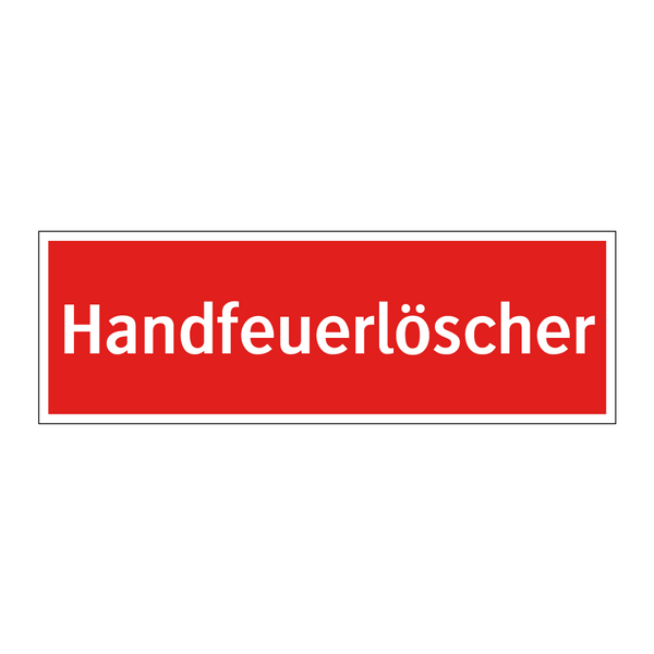 Handfeuerlöscher