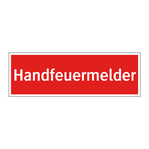 Handfeuermelder