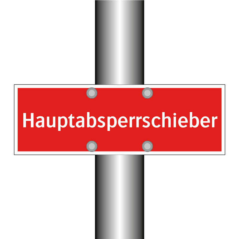 Hauptabsperrschieber