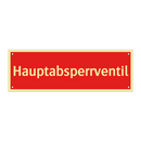 Hauptabsperrventil