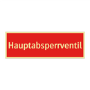 Hauptabsperrventil