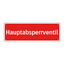 Hauptabsperrventil