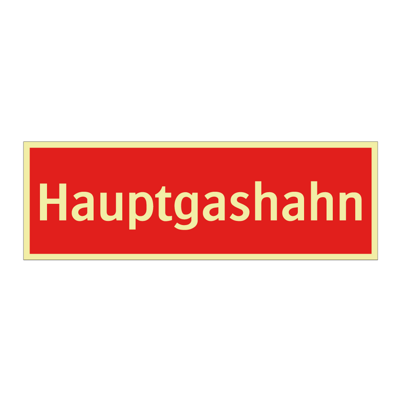 Hauptgashahn