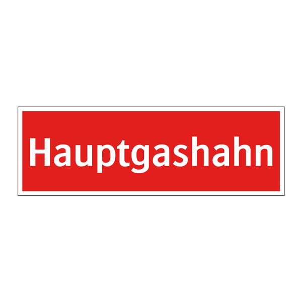 Hauptgashahn