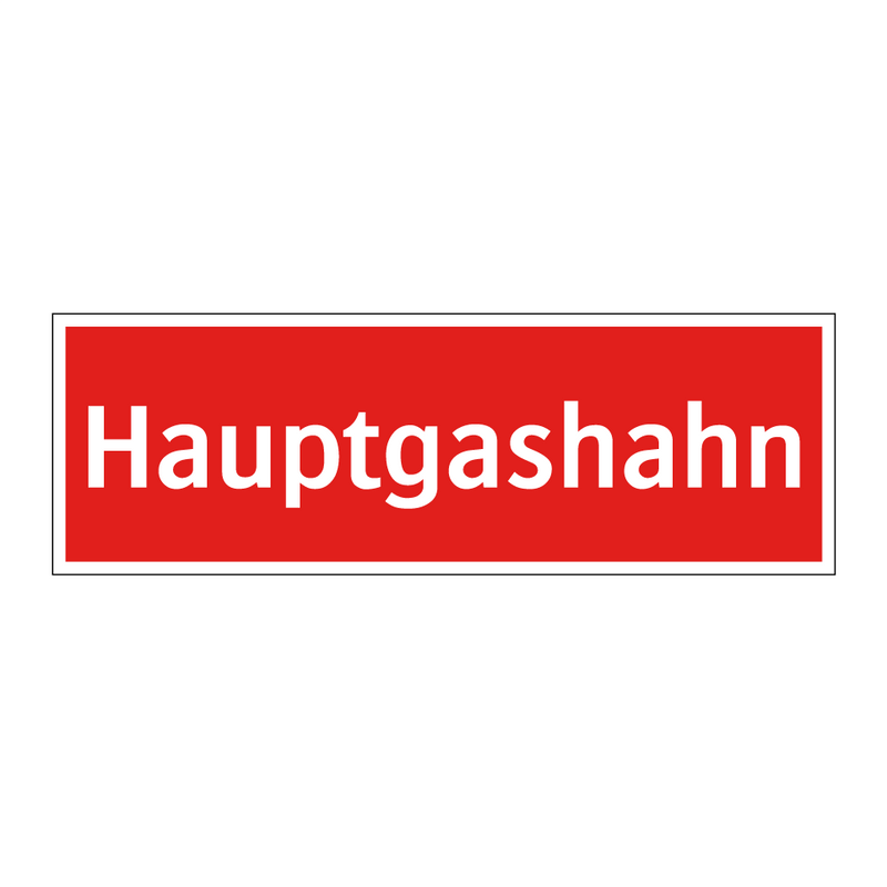 Hauptgashahn