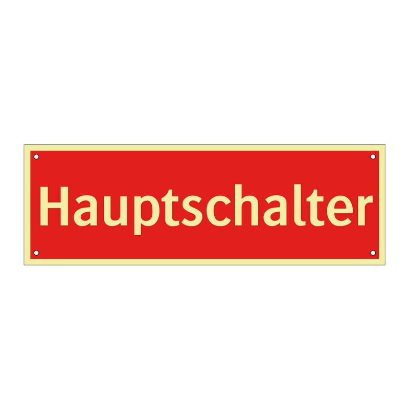 Hauptschalter