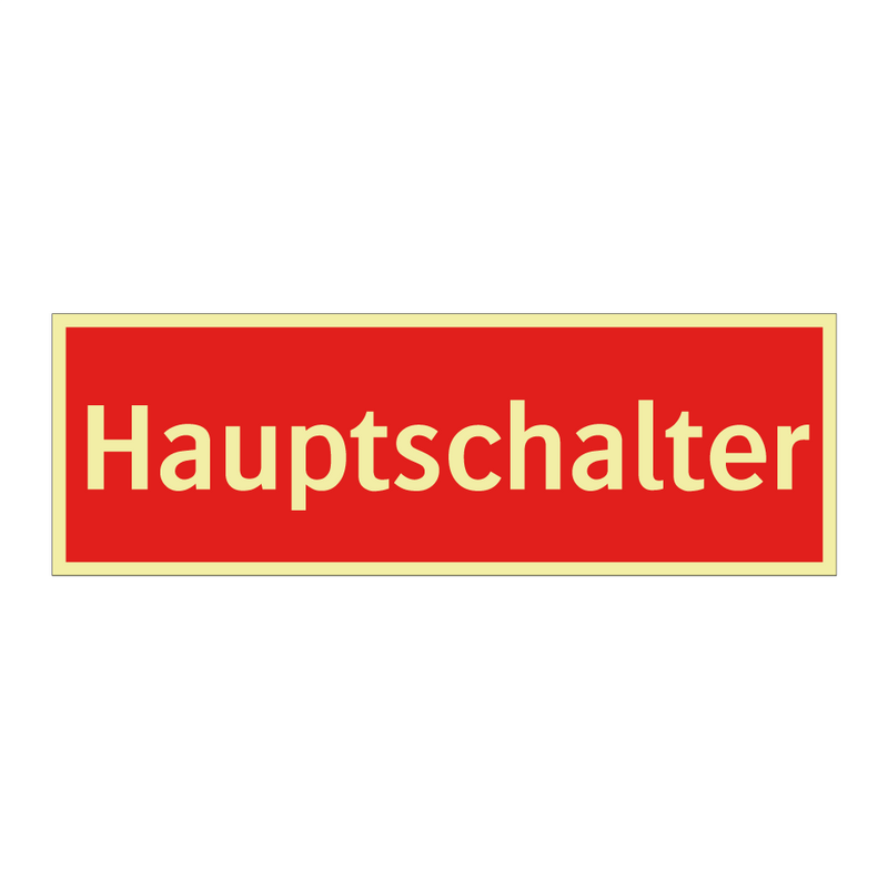 Hauptschalter
