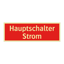 Hauptschalter Strom