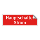 Hauptschalter Strom