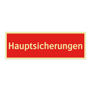 Hauptsicherungen