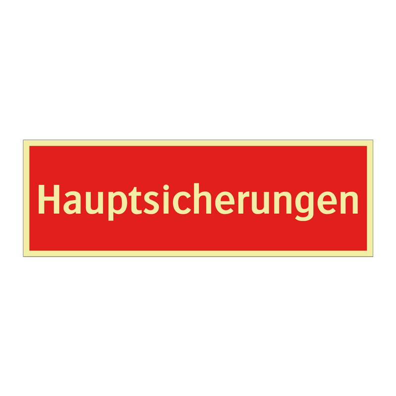 Hauptsicherungen
