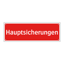Hauptsicherungen