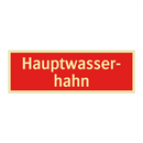 Hauptwasser- hahn