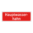 Hauptwasser- hahn