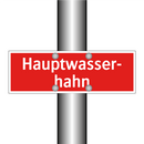 Hauptwasser- hahn