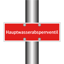 Hauptwasserabsperrventil