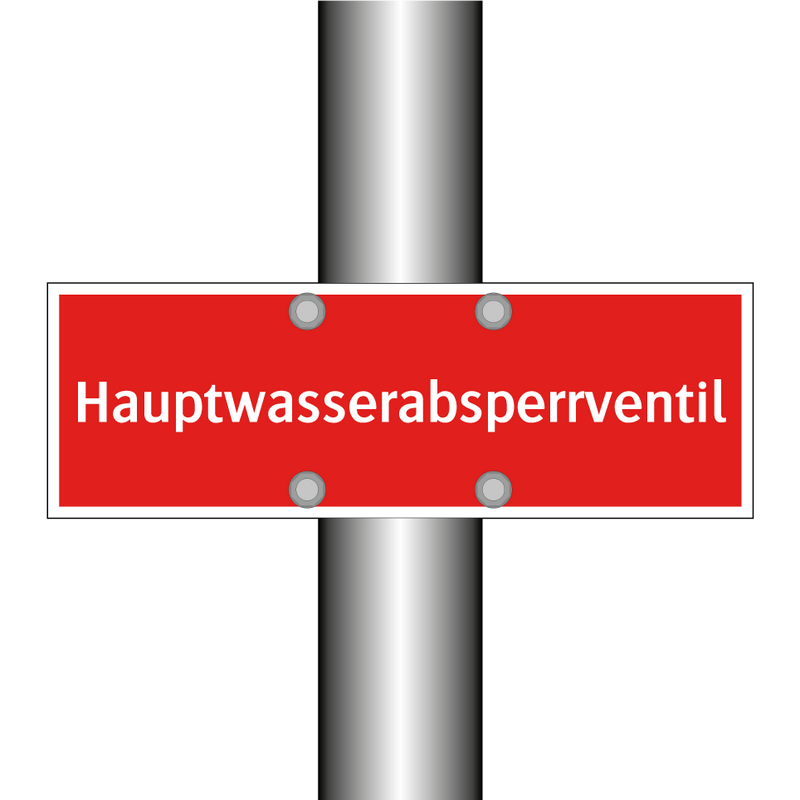 Hauptwasserabsperrventil