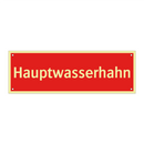 Hauptwasserhahn