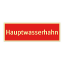 Hauptwasserhahn