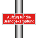 Aufzug für die Brandbekämpfung